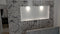 Riflaj decorativ din polistiren, alb / negru, LBX 012, 270 x 60 x 1,5 cm- q-home.ro