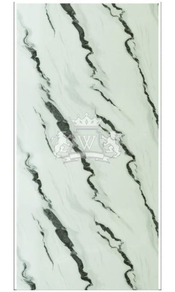 PANOURI DECORATIVE MARMURA PVC ,WHITE  WMP-025 , 122 x 244 cm