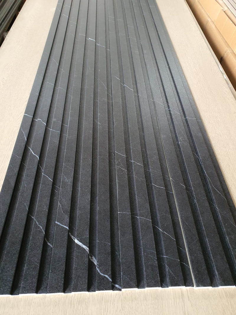Riflaj decorativ din SPC,MARBLE BLACK 23047-8