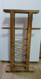 Suport din lemn natural pentru hartie igienica, 64 x 33 x 10 cm