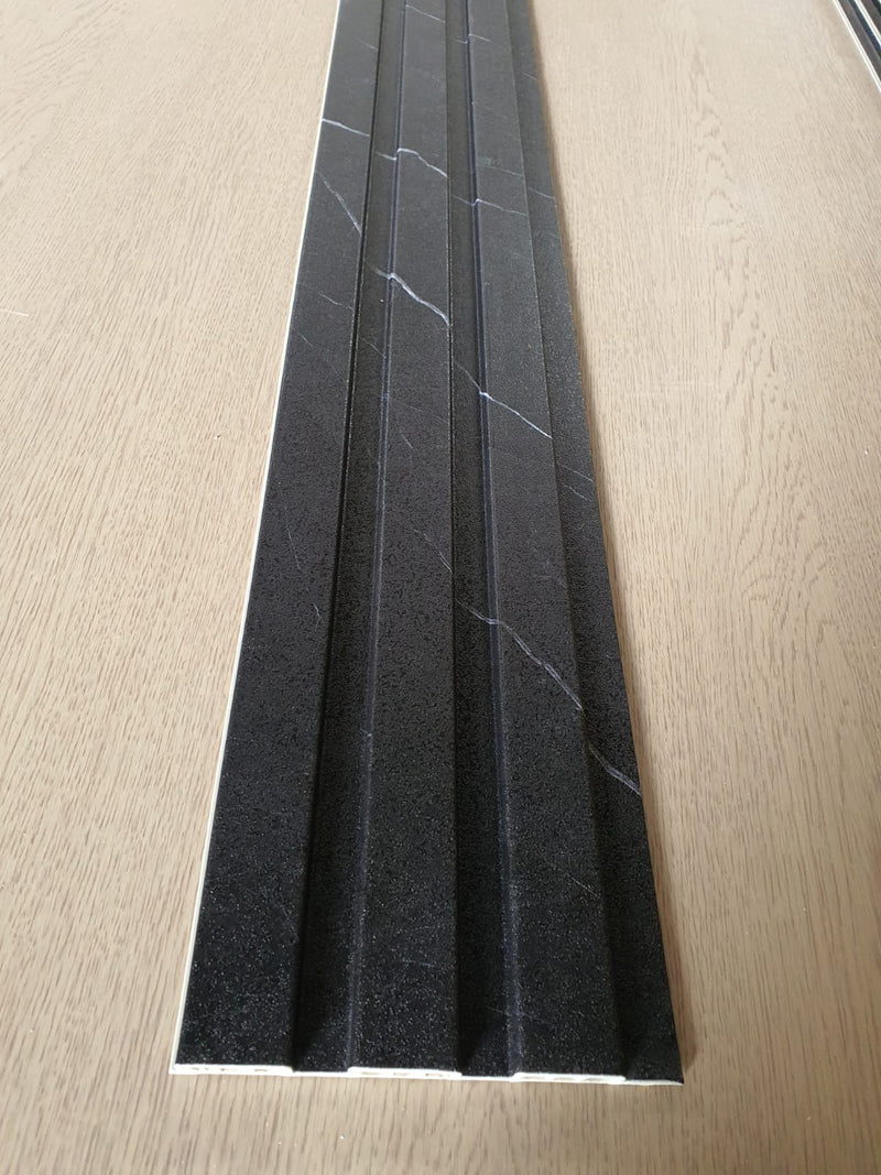 Riflaj decorativ din SPC,MARBLE BLACK 23047-8