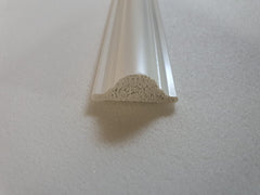 Brau decorativ din duropolimer 2400x40x16 mm Alb D 104 E- Livrare rapida!