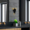 Aplica de perete, neagra, 24 x 13 cm- q-home.ro