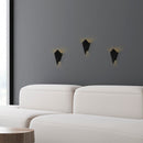 Aplica de perete, neagra, 24 x 13 cm- q-home.ro