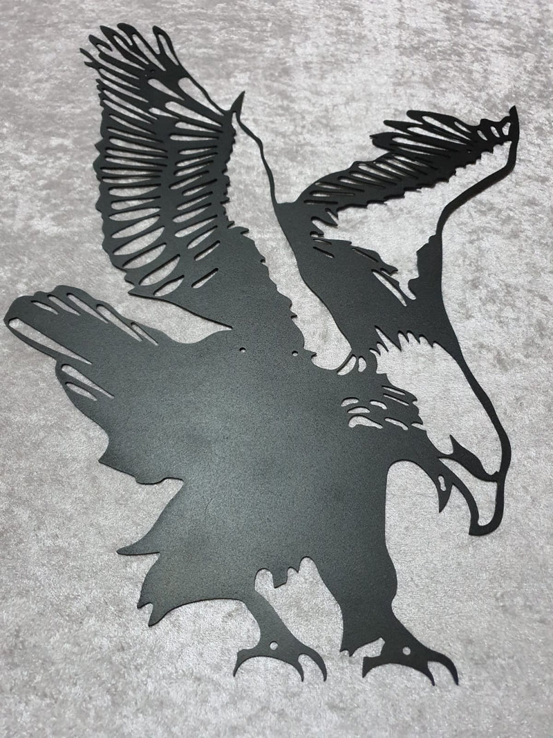 Tablou Metal Black Eagle