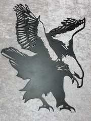 Tablou Metal Black Eagle