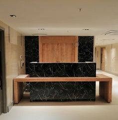 PANOU DECORATIV PVC imitatie marmura , BLACK, 122 x 244 cm- Cu ridicare personala din depozit!!!