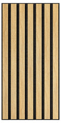 Riflaj decorativ duropolimer acustic, LAN 401, 6 bucati 29 x 58 cm / cutie, 1 mp suprafata acoperita- q-home.ro