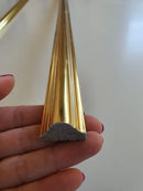 Brau decorativ din Polimer Dur 25 mm Auriu