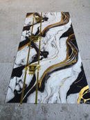 PANOURI DECORATIVE MARMURA PVC ,NERO WMP-036 , 122 x 244 cm