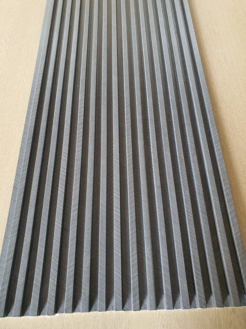Riflaj decorativ din SPC, LINEN DARK GREY 29192-4