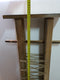 Suport din lemn natural pentru hartie igienica, 64 x 33 x 10 cm