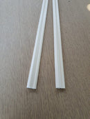 Brau decorativ din Polimer Dur, D 109, ALB, 240 x 2 x 0,8 cm