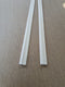 Brau decorativ din Polimer Dur, D 109, ALB, 240 x 2 x 0,8 cm