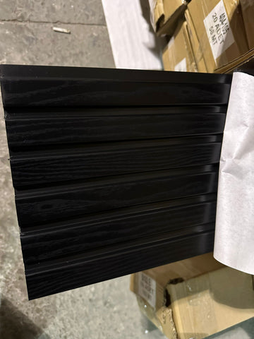 Riflaj decorativ din duroplimer, negru, D 404-105, 290 x 11,5 x 1,2 cm