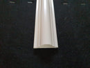 Brau decorativ din duropolimer 2400x40x16 mm Alb D 104 E- Livrare rapida!