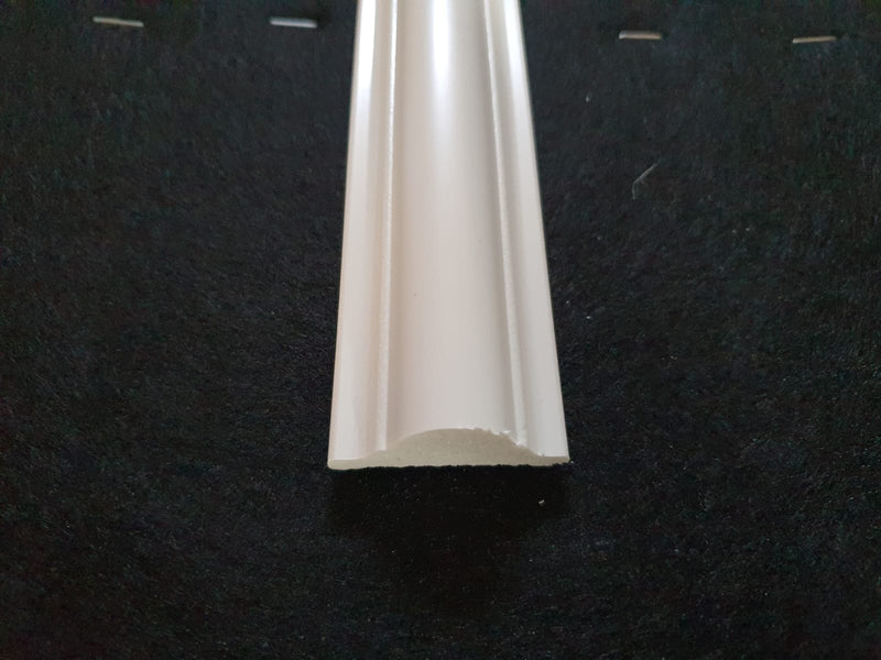 Brau decorativ din duropolimer 2400x40x16 mm Alb D 104 E- Livrare rapida!