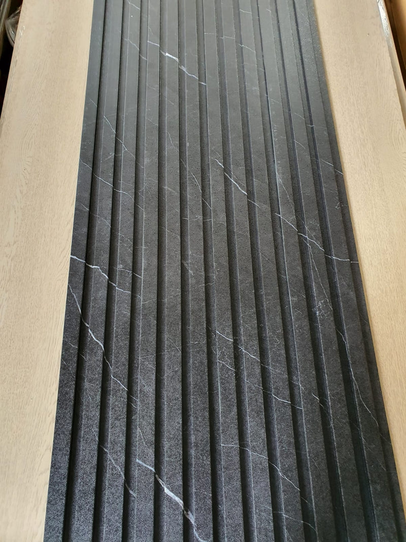 Riflaj decorativ din SPC,MARBLE BLACK 23047-8
