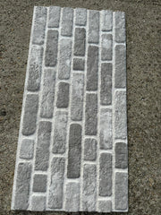 Panou textura caramida in relief 689-038, 100x50x2 cm