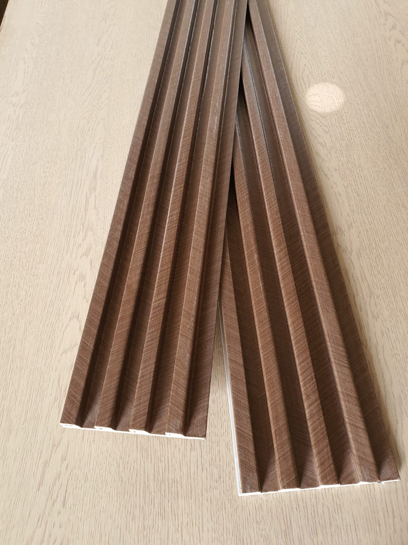 Riflaj decorativ din SPC,LINEN DARK BROWN 29192-6