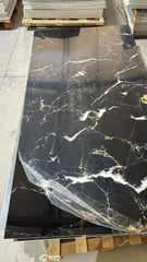 PANOURI DECORATIVE MARMURA PVC  PORTORO BLACK, 122 x 244 cm- Cu ridicare personala din depozit!!!