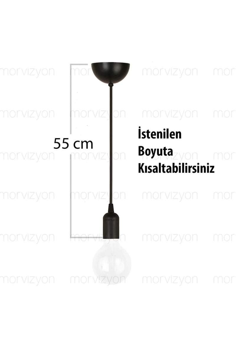 Cablu Morvizyon E27 , culoare neagră- q-home.ro