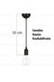 Set 10 buc de candelabru cablu, culoare neagră , E 27- q-home.ro
