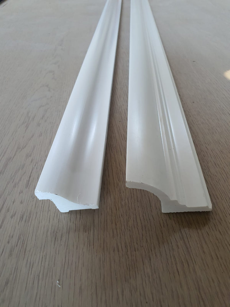 Cornisa led  pentru colt, D 202, 240 x 7,5 x 4,2 cm