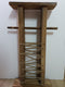 Suport din lemn natural pentru hartie igienica, 64 x 33 x 10 cm