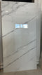 PANOU DECORATIV PVC ACRILIC DIN CARBUNE DE BAMBUS- CALACATTA WHITE, 122 x 270 cm