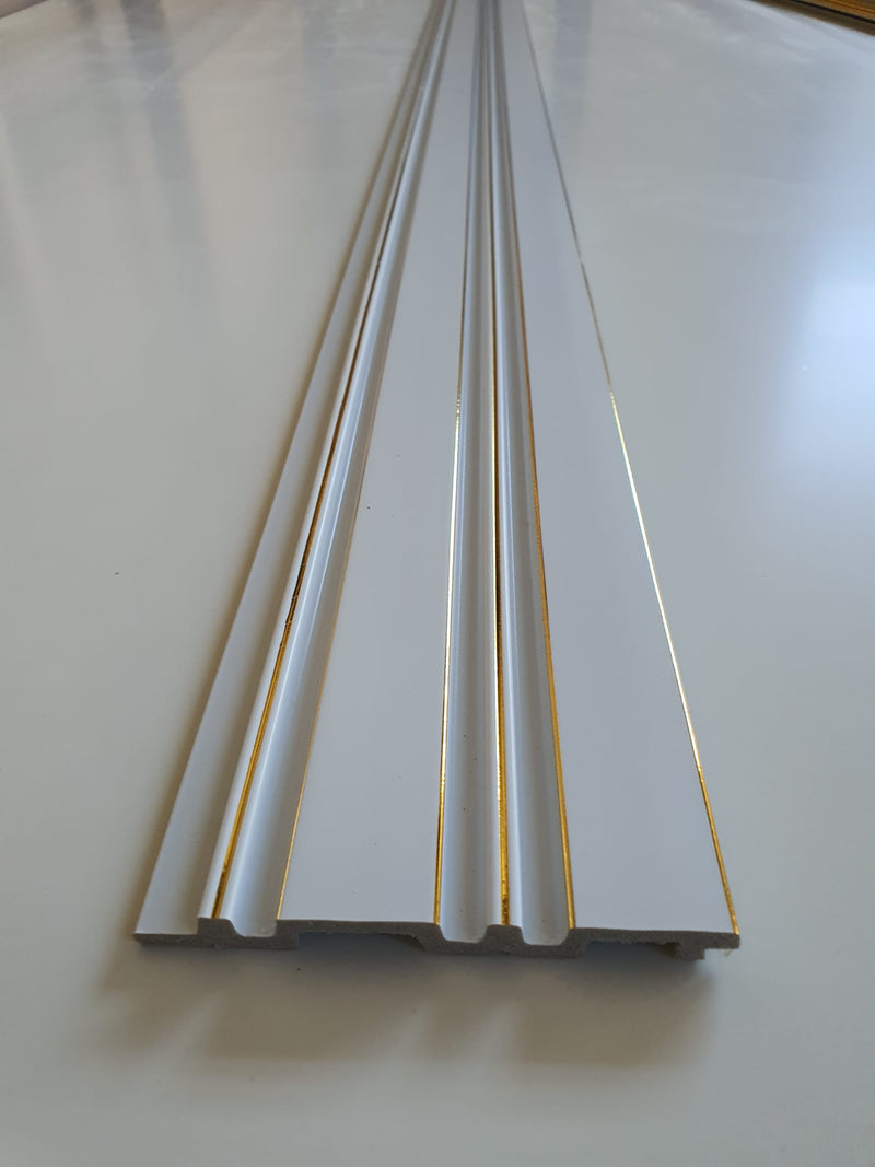 Riflaj decorativ Polimer Dur, WY-003, 280 x 12 x 1.1 cm