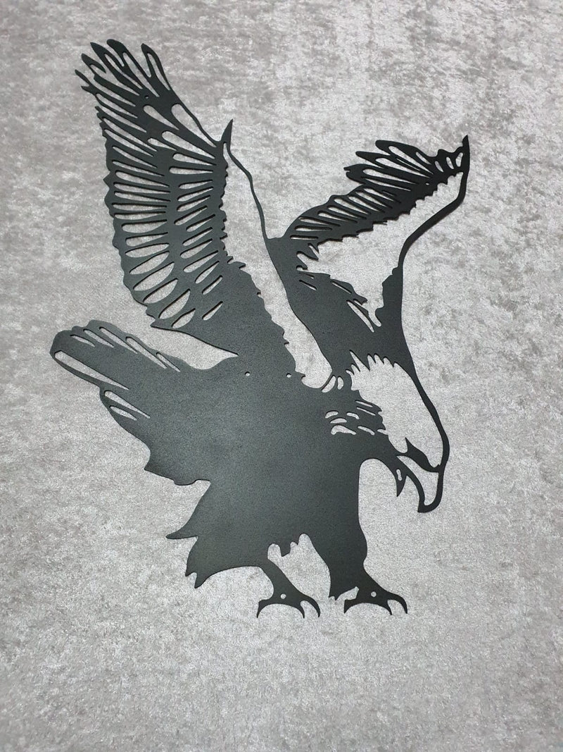 Tablou Metal Black Eagle