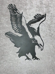 Tablou Metal Black Eagle