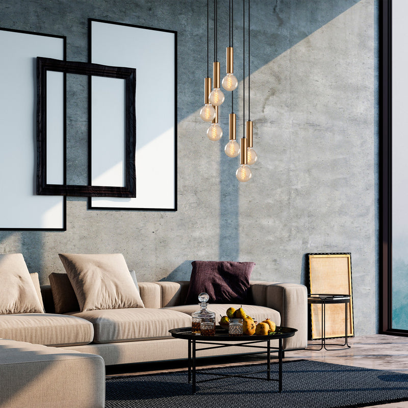 Lustra 7 Becuri Tempo- q-home.ro
