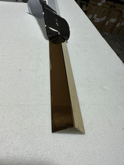 Profil tip cornier, bronz oglinda 30x30 mm, lungime 2700 mm, grosime 0.4 mm- q-home.ro
