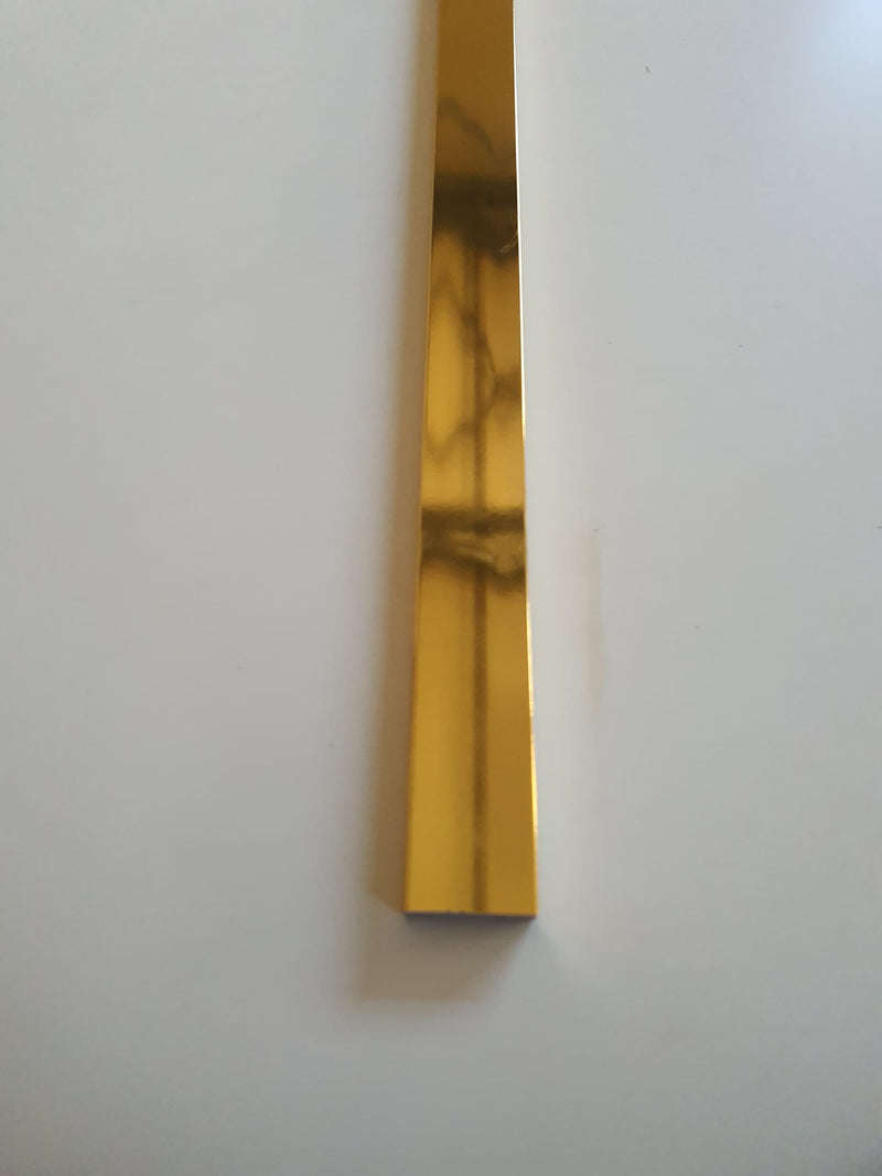 Brau decorativ din Polimer Dur 40 mm Auriu plat