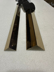 Profil tip cornier, bronz oglinda 30x30 mm, lungime 2700 mm, grosime 0.4 mm- q-home.ro