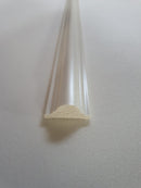 Brau decorativ din duropolimer 2400x40x16 mm Alb D 104 E- Livrare rapida!