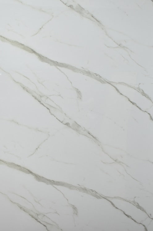 PANOU DECORATIV PVC imitatie marmura CALACATTA WHITE, 122 x 270 cm- Ridicare personala din depozit