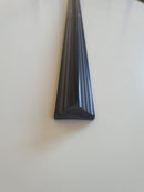 Brau decorativ din Polimer Dur,NEGRU, 240 x 4 x 2 cm , B81-6