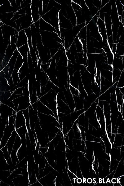 PANOU DECORATIV PVC imitatie marmura TOROS BLACK, 122 x 270 cm- Ridicare personala din depozit