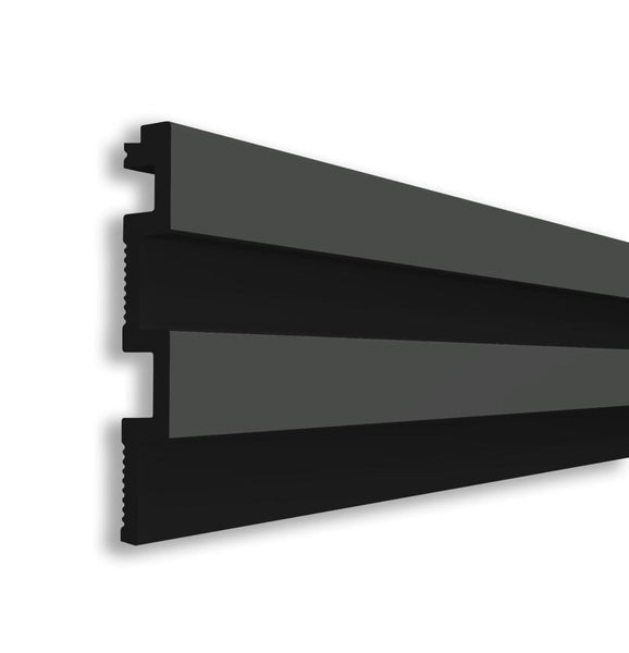 Riflaj decorativ duropolimer, gri inchis, 265x 11,5 x 0,8 cm D 402-107 B- q-home.ro