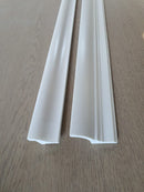 Cornisa led  pentru colt, D 202, 240 x 7,5 x 4,2 cm