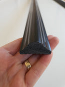 Brau decorativ din Polimer Dur,NEGRU, 240 x 4 x 2 cm , B81-6