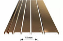 Profil U inox , bronz oglinda 2700x15x8 mm, grosime 0.4 mm- q-home.ro