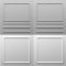Brau decorativ din duropolimer, D 109, ALB, 240 x 2 x 0,8 cm- Livrare rapida!