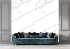PANOU DECORATIV PVC imitatie marmura CALACATTA WHITE, 122 x 270 cm