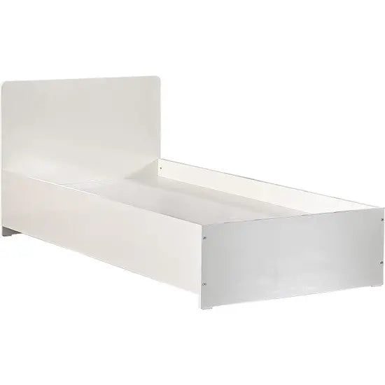 Cadru Pat pentru O Persoană din PAL Alb ,90 x 190 cm- Livrare rapida!