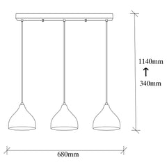 Candelabru Trio Modern- Livrare rapida !