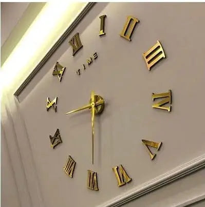 Ceas Perete 3D  Cifre Romane Time- Livrare rapida!